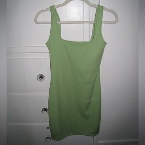 Cotton On size xs green bodycon dress